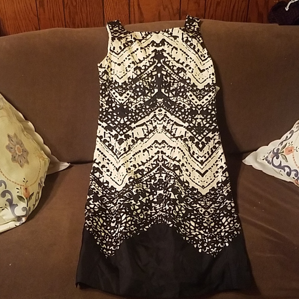 Black and ivory dress size S